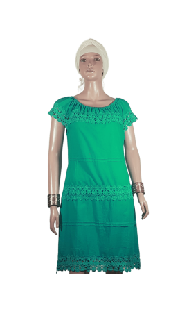 Платье Индия №113В мятное 56 размер
