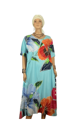 Платье Индия №20304 цветной принт